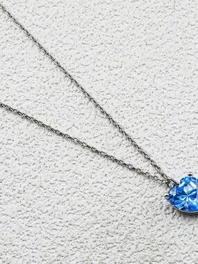 Kate Spade Crystal Heart Necklace